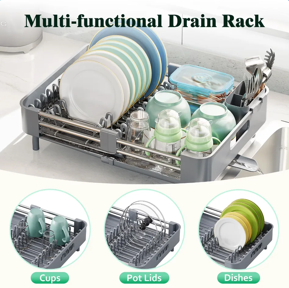 Multi-Functional Drain Rack
